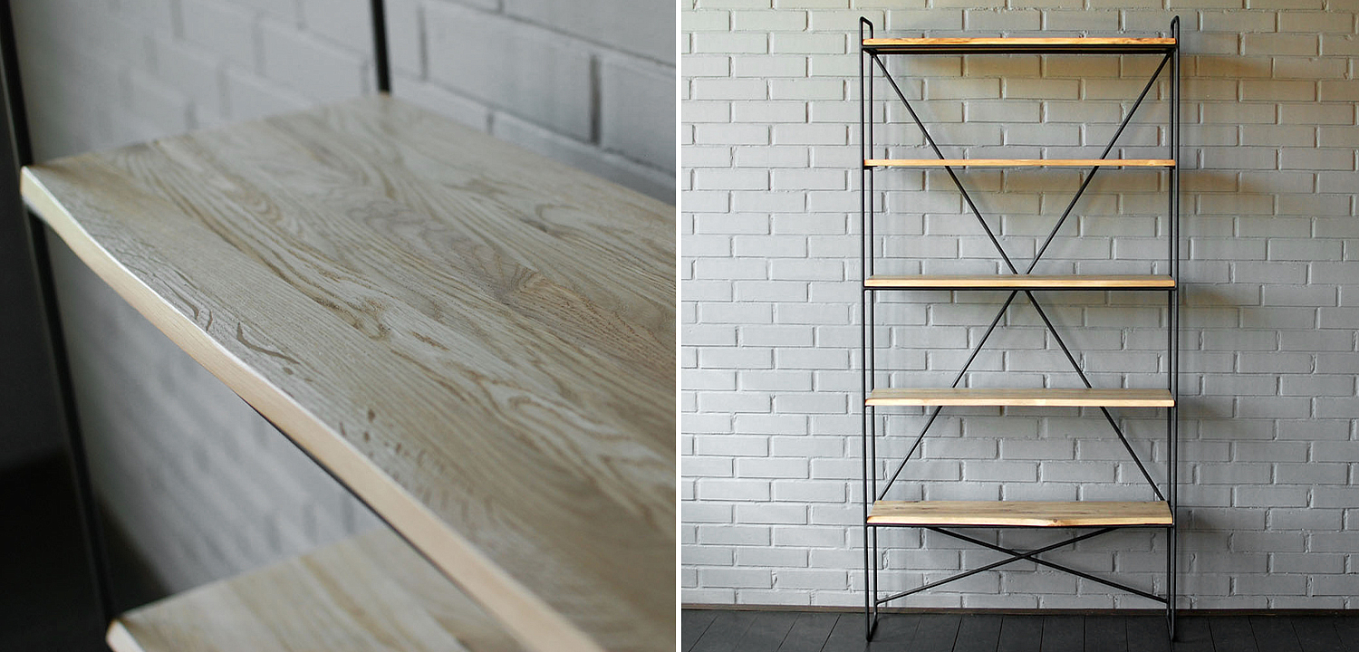 Стеллаж Hart Industrial Metal Rust Rack Стеллаж Hart Industrial Metal Rust Rack - Loft-Concept в Твери