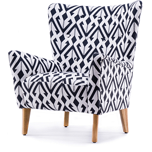 Кресло Black and White Triangle Chair