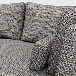 Мебельная ткань Шенилл серый цвет 142 см T4-46 варинант исполнения - 8 | Loft Concept в Твери