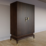 Платяной шкаф Elsa Dreams Walnut с 2-мя фасадами варинант исполнения - 2 | Loft Concept в Твери