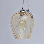 Подвесной светильник со стеклянном плафоном в форме бокала Kaleido варинант исполнения - 6 | Loft Concept в Твери