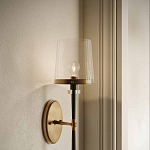 Бра настенное с прозрачным стеклянным абажуром Simple Pure Form варинант исполнения - 5 | Loft Concept в Твери