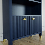 Книжный Стеллаж Elsa Dreams Blue с задней стенкой варинант исполнения - 1 | Loft Concept в Твери