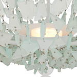 Люстра круглая с каскадом из декоративных элементов Sea Glass варинант исполнения - 3 | Loft Concept в Твери