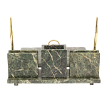 Настольный письменный набор из змеевика с гербом России Successful Leader варинант исполнения - 2 | Loft Concept в Твери