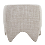 Дизайнерское кресло мягкое в белой обивке White Canvas варинант исполнения - 3 | Loft Concept в Твери