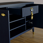 Комод-буфет Elsa Dreams Blue с открытыми полками   варинант исполнения - 1 | Loft Concept в Твери