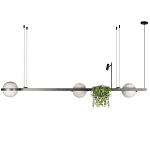 Подвесной линейный светильник Barbell варинант исполнения - 2 | Loft Concept в Твери