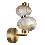 Бра с 2-мя рифлеными стеклянными шарами Marcelh Light варинант исполнения - 5 | Loft Concept в Твери