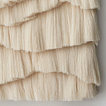 Светло-Бежевое Панно из нитей White Landscape Wall Hanging варинант исполнения - 1 | Loft Concept в Твери