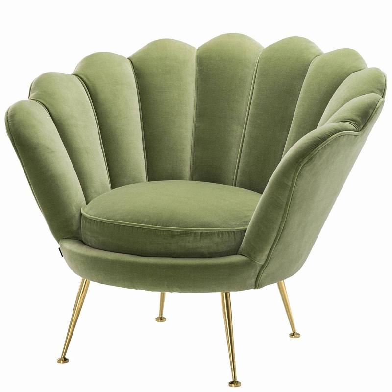 Кресло Eichholtz Chair Trapezium Light Green Зеленый Латунь Кресло Eichholtz Chair Trapezium Light Green Зеленый Латунь в Твери | Loft Concept