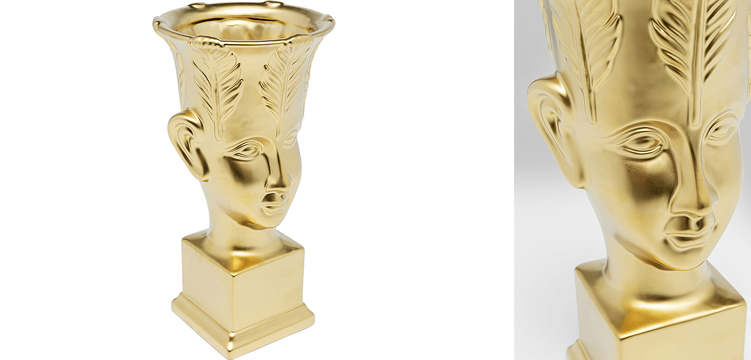 Ваза Golden Face Vase 31 Ваза Golden Face Vase 31 - Loft-Concept в Твери
