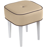 Квадратный мягкий пуф на белых ножках Winton Pouf Square варинант исполнения - 19 | Loft Concept в Твери