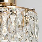 Потолочный светильник круглый с прозрачными подвесками Lunet варинант исполнения - 3 | Loft Concept в Твери