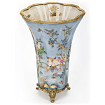 Фарфоровая ваза с изображением попугаев Eden Garden варинант исполнения - 3 | Loft Concept в Твери