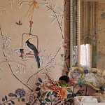 Обои ручная роспись Cecily pink варинант исполнения - 5 | Loft Concept в Твери