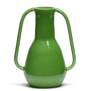 Ваза керамическая Brighter than the Stars зеленая