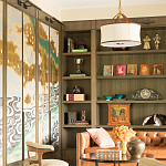 Обои ручная роспись Bamboo River Blossom Original colourway on Deep Rich Gold gilded paper with pearlescent antiquing варинант исполнения - 3 | Loft Concept в Твери