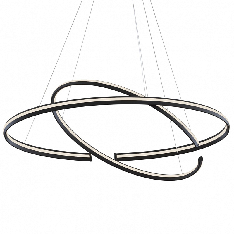 Люстра Half Ring Black & White Черный Белый Люстра Half Ring Black & White Черный Белый в Твери | Loft Concept