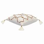 Подушка декоративная с геометрическим узором и кисточками Divine Abstractions варинант исполнения - 1 | Loft Concept в Твери