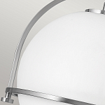 Потолочный светильник с плафоном в форме белого матового шара Hinkley варинант исполнения - 11 | Loft Concept в Твери