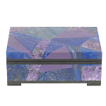 Шкатулка из натурального камня лазурит и чароит Stone Casket варинант исполнения - 2 | Loft Concept в Твери