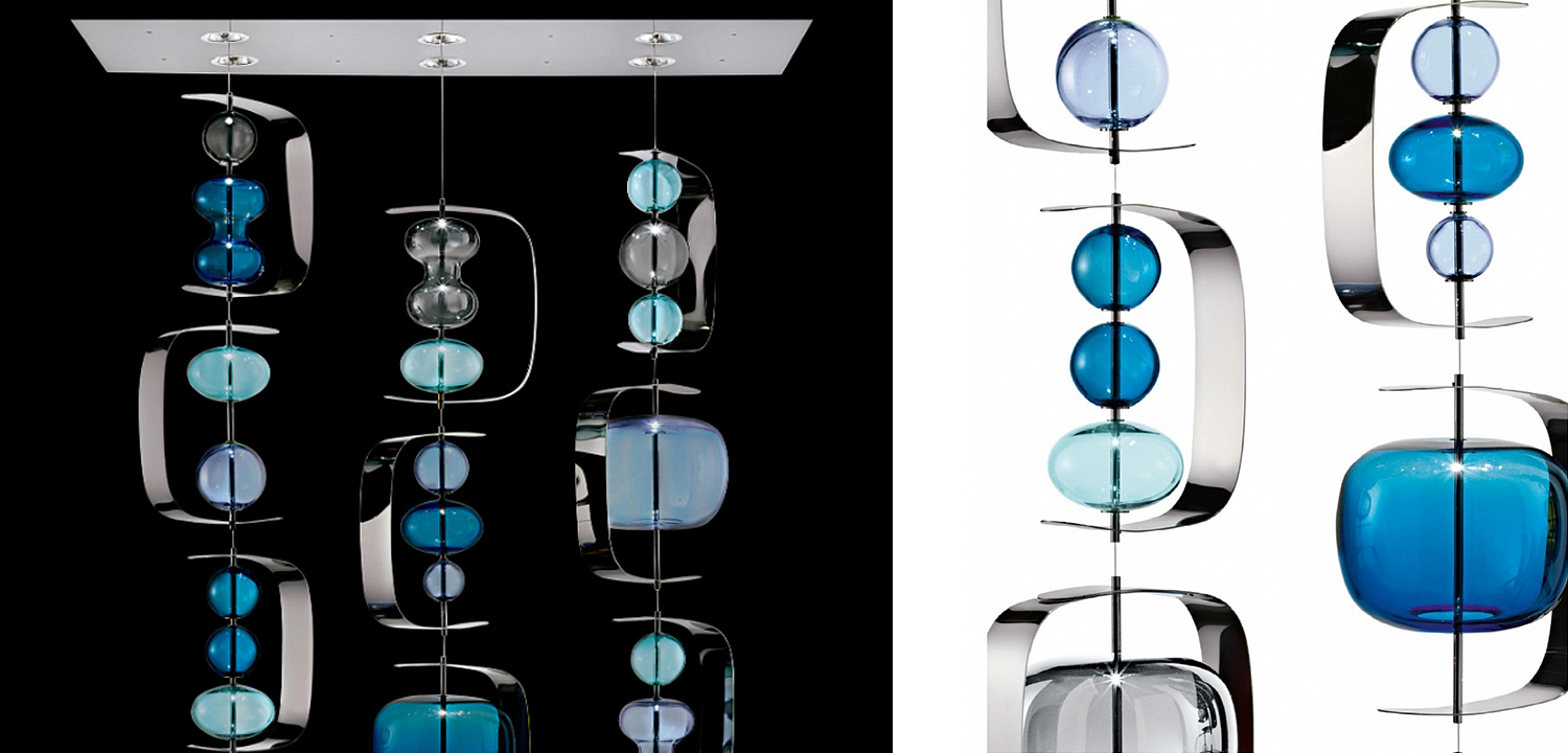 Светильник Barovier & Toso Manhattan Blue Светильник Barovier & Toso Manhattan Blue - Loft-Concept в Твери