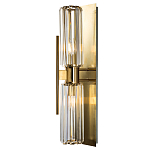 Бра с двумя хрустальными цилиндрическими плафонами Glass TUBE варинант исполнения - 2 | Loft Concept в Твери