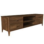 ТВ-тумба с 4-мя ящиками и полками из массива бука Tasteful Furniture варинант исполнения - 1 | Loft Concept в Твери