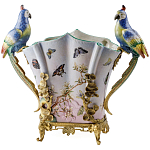 Ваза фарфоровая с попугаями Ferra варинант исполнения - 2 | Loft Concept в Твери