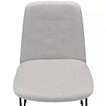 Стул мягкий светло-серый Chair Gray Runners варинант исполнения - 5 | Loft Concept в Твери