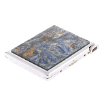 Портсигар на 10 сигарет с газовой зажигалкой из натурального камня Кианит Stone Cigarettes Cases варинант исполнения - 2 | Loft Concept в Твери