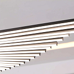 Люстра в виде распахнутых крыльев из тонких металлических планок Flight of Freedom варинант исполнения - 12 | Loft Concept в Твери