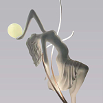 Торшер белая статуэтка Девушка Girl Carries Light Balls варинант исполнения - 2 | Loft Concept в Твери
