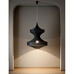 Подвесной вязаный черный светильник «Моника» варинант исполнения - 5 | Loft Concept в Твери