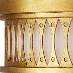 Потолочный светильник с фактурным золотым каркасом Exceptional Classic Design варинант исполнения - 2 | Loft Concept в Твери