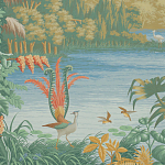 Обои ручная роспись Le Brésil Paille варинант исполнения - 3 | Loft Concept в Твери