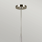 Люстра с 6-ю лампами на тонких изогнутых рожках в современном стиле Feiss варинант исполнения - 9 | Loft Concept в Твери