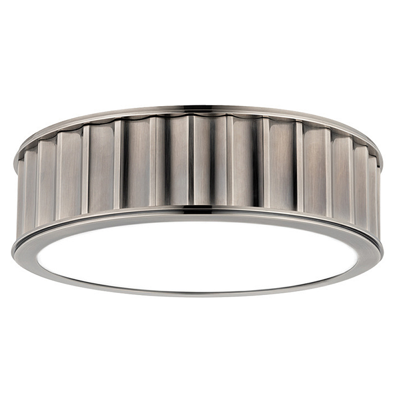 Потолочный светильник с гофрированным абажуром цвета графит Millennium Графитовый Белый в Твери | Loft Concept 