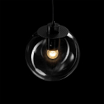 Подвесной светильник Selene Glass Ball Ceiling Lights Black  40 cm варинант исполнения - 2 | Loft Concept в Твери