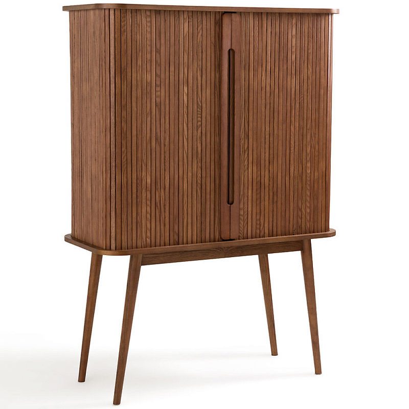 Буфет с двумя раздвижными дверцами Toinette Brown Wooden Cupboard Орех Буфет с двумя раздвижными дверцами Toinette Brown Wooden Cupboard Орех в Твери | Loft Concept