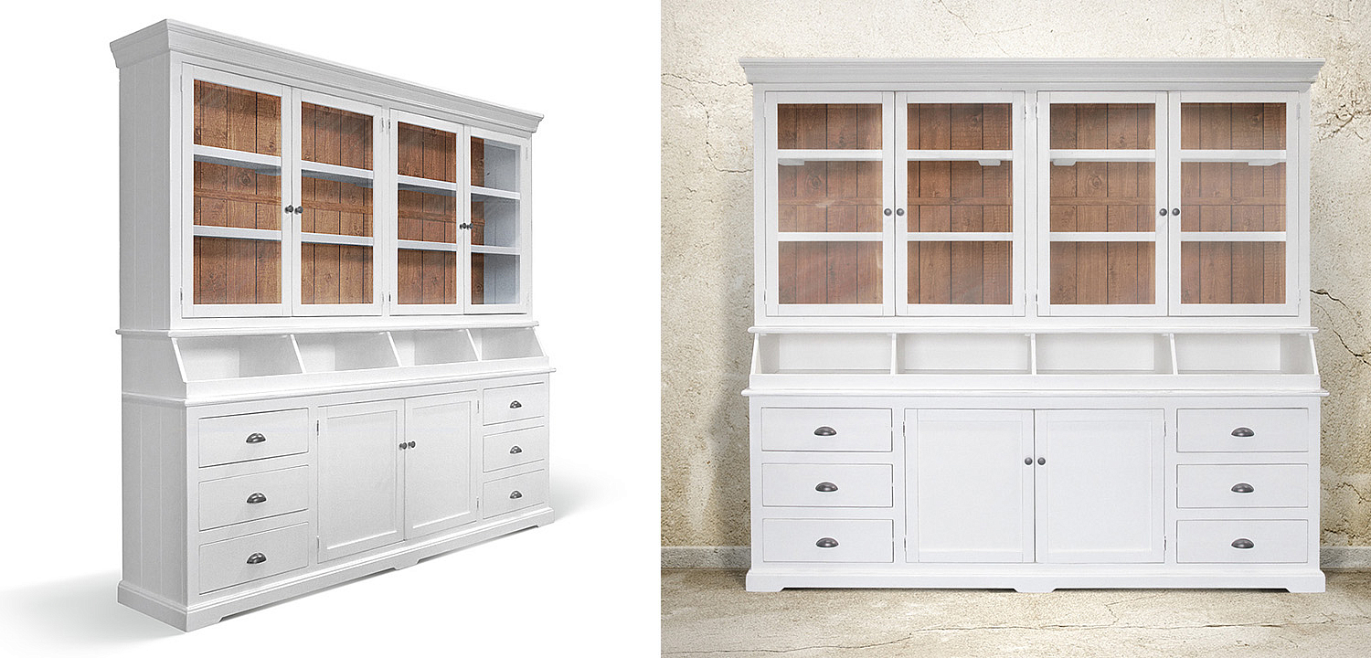 Шкаф Ruggerio Provence HARMONIE Glass Door big Шкаф Ruggerio Provence HARMONIE Glass Door big - Loft-Concept в Твери