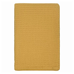 Плед из шерсти цвета охры с бахарамой Waffle Comfort варинант исполнения - 1 | Loft Concept в Твери