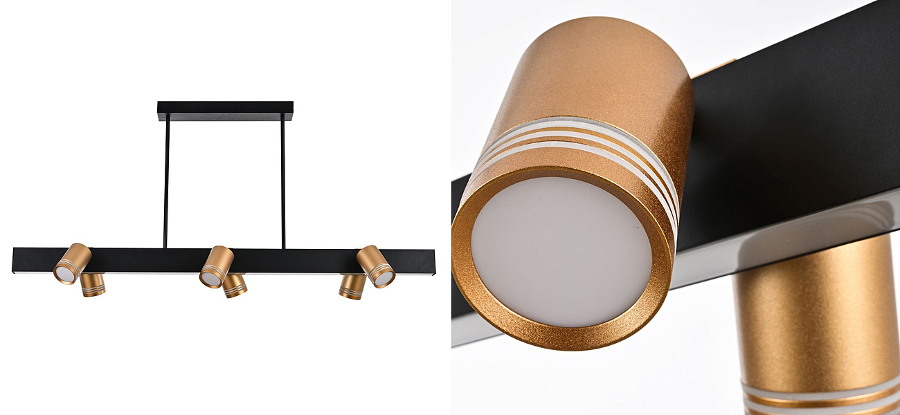 Люстра 6 спотов+LED подсветка Neoteric Люстра 6 спотов+LED подсветка Neoteric - Loft-Concept в Твери