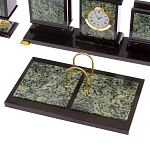 Настольный письменный набор из нефрита на ножках Executive Recruitment варинант исполнения - 2 | Loft Concept в Твери