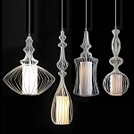 Подвесной светильник Wire Dream Pendant 3 Белый варинант исполнения - 1 | Loft Concept в Твери