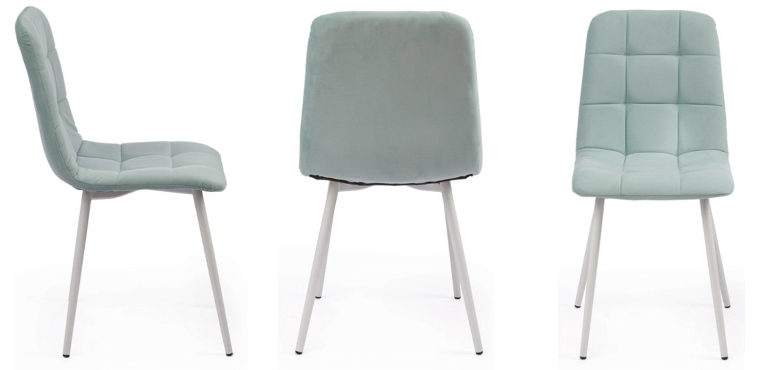 Стул Nancy Velour Light Blue Chair - Loft-Concept в Твери