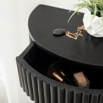 Прикроватный подвесной столик с ящиком черный Bedside Hanging Table варинант исполнения - 3 | Loft Concept в Твери