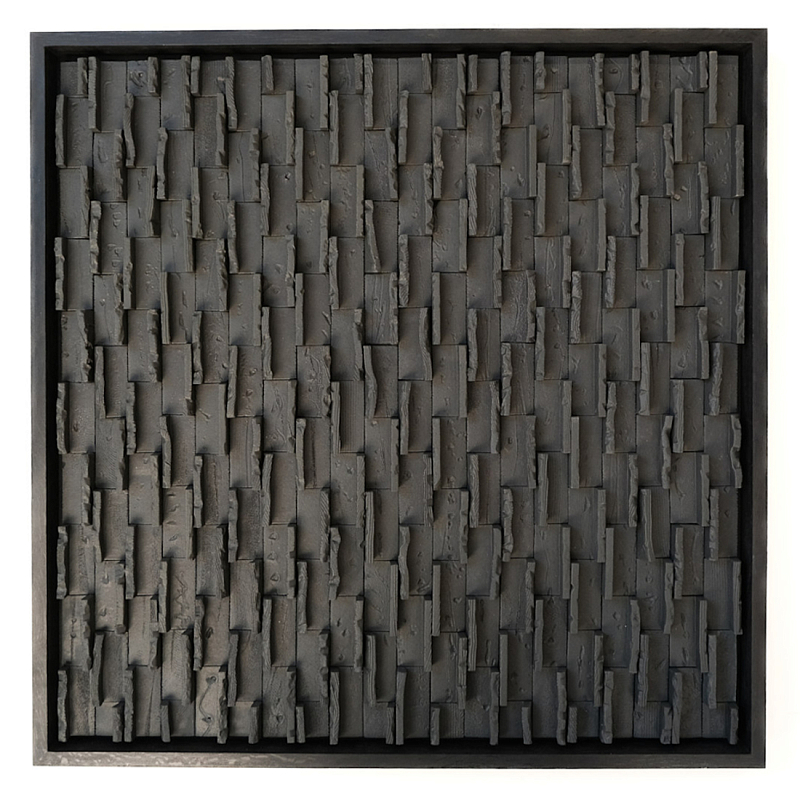 Объемное Панно в индустриальном стиле Industrial City Графит в Твери | Loft Concept 