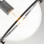 Подвесной светильник с прозрачным плафоном в форме шара в арочной подвеске Hinkley варинант исполнения - 7 | Loft Concept в Твери